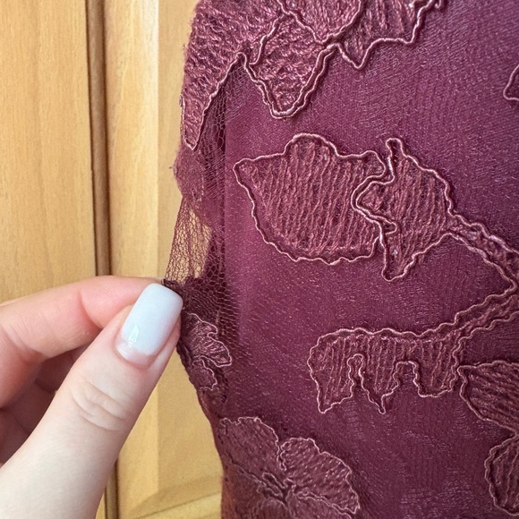 🤍Tadashi Shoji Purple Sheath Midi Dress V-Neck Sleeveless🤍 - Picture 7 of 9